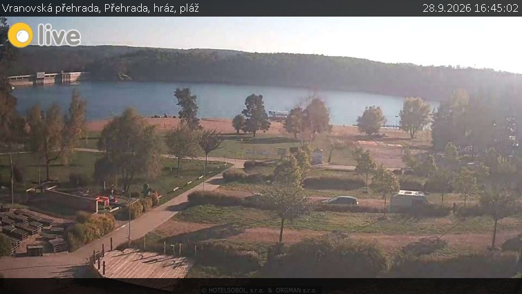 Vranovská přehrada - Přehrada, hráz, pláž - 28.9.2026 v 16:45