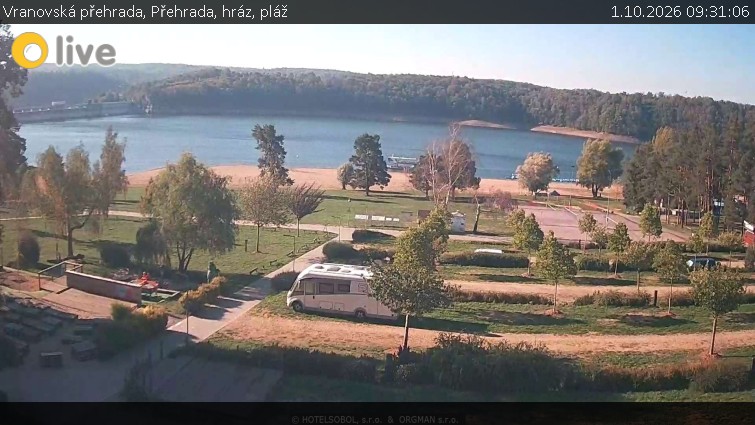 Vranovská přehrada - Přehrada, hráz, pláž - 1.10.2026 v 09:31