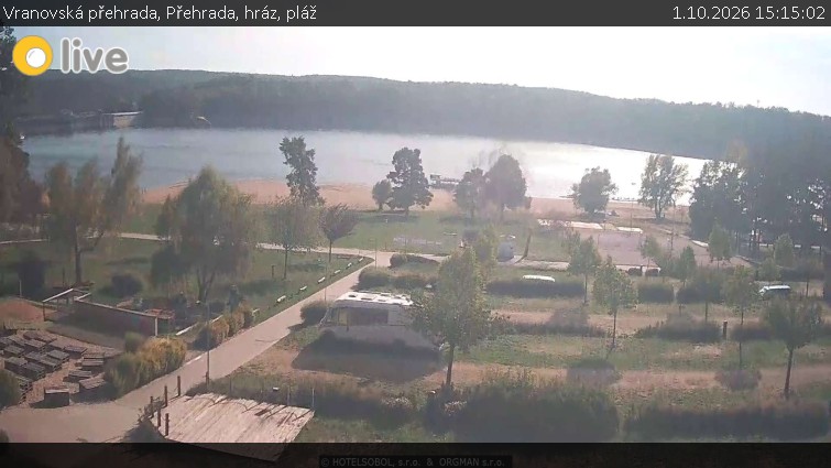 Vranovská přehrada - Přehrada, hráz, pláž - 1.10.2026 v 15:15