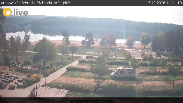 Vranovská přehrada - Přehrada, hráz, pláž - 5.10.2026 v 14:01
