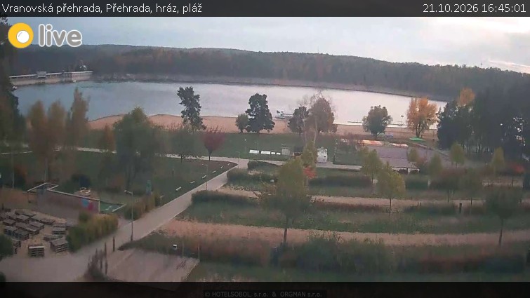 Vranovská přehrada - Přehrada, hráz, pláž - 21.10.2026 v 16:45