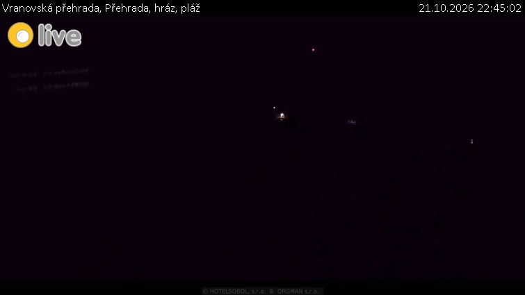 Vranovská přehrada - Přehrada, hráz, pláž - 21.10.2026 v 22:45