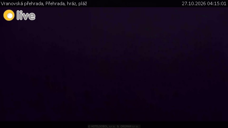 Vranovská přehrada - Přehrada, hráz, pláž - 27.10.2026 v 04:15