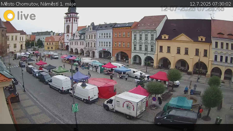 Město Chomutov - Náměstí 1. máje - 12.7.2025 v 07:30