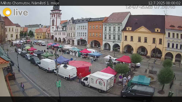 Město Chomutov - Náměstí 1. máje - 12.7.2025 v 08:00