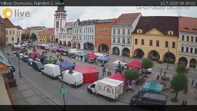 Město Chomutov - Náměstí 1. máje - 12.7.2025 v 09:30 Město Chomutov - Náměstí 1. máje - 12.7.2025 v 09:30