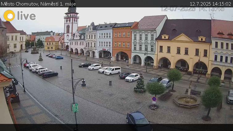 Město Chomutov - Náměstí 1. máje - 12.7.2025 v 14:15 Město Chomutov - Náměstí 1. máje - 12.7.2025 v 14:15