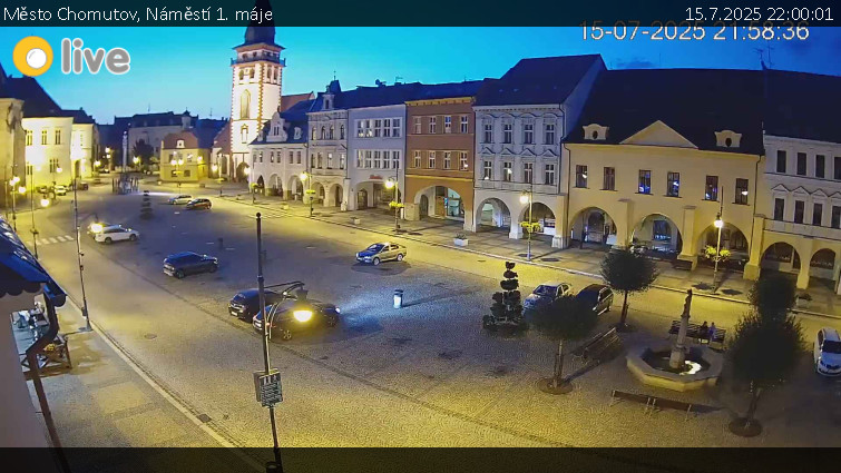Město Chomutov - Náměstí 1. máje - 15.7.2025 v 22:00 Město Chomutov - Náměstí 1. máje - 15.7.2025 v 22:00