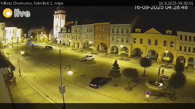 Město Chomutov - Náměstí 1. máje - 16.9.2025 v 04:30 Město Chomutov - Náměstí 1. máje - 16.9.2025 v 04:30