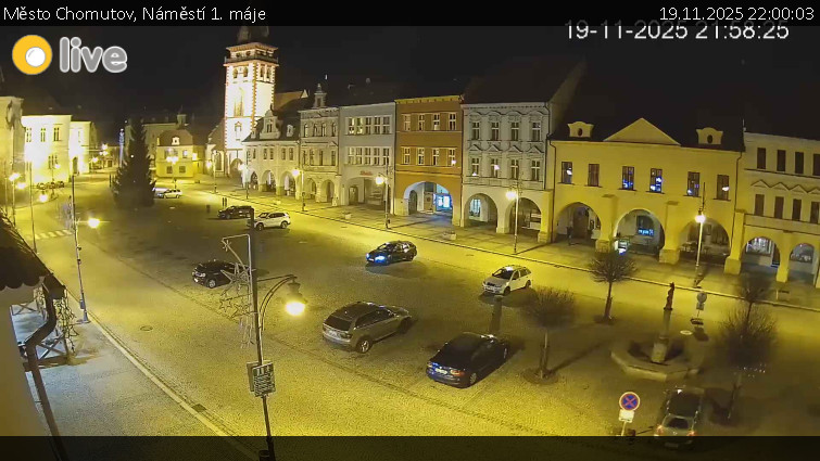 Město Chomutov - Náměstí 1. máje - 19.11.2025 v 22:00