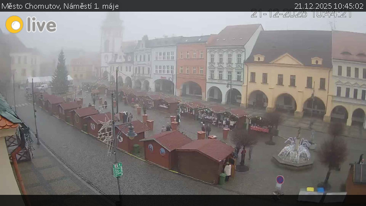 Město Chomutov - Náměstí 1. máje - 21.12.2025 v 10:45