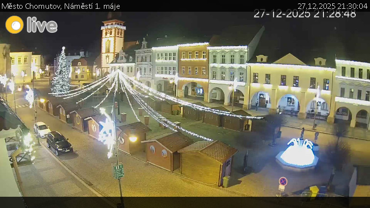 Město Chomutov - Náměstí 1. máje - 27.12.2025 v 21:30