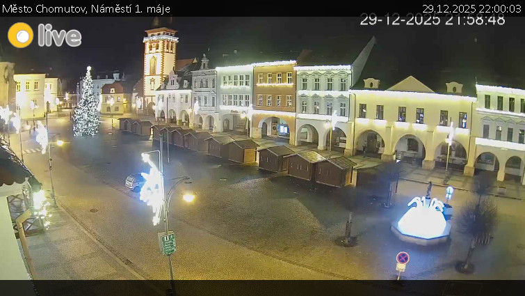 Město Chomutov - Náměstí 1. máje - 29.12.2025 v 22:00