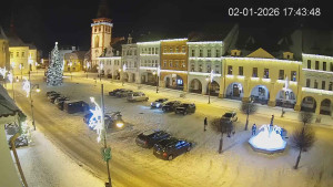 Město Chomutov - Náměstí 1. máje - 2.1.2026 v 17:45 Město Chomutov - Náměstí 1. máje - 2.1.2026 v 17:45