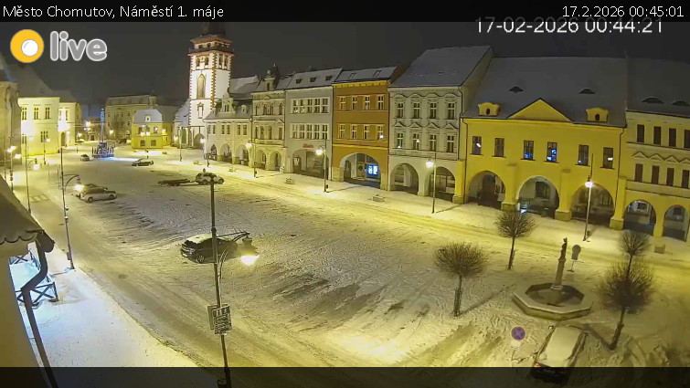 Město Chomutov - Náměstí 1. máje - 17.2.2026 v 00:45