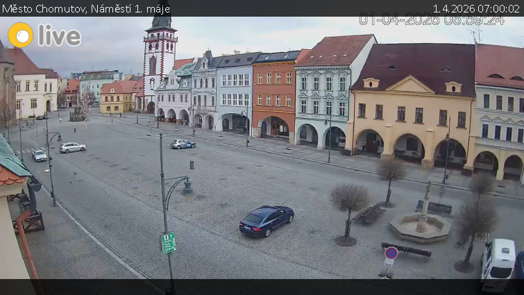 Město Chomutov - Náměstí 1. máje - 1.4.2026 v 07:00
