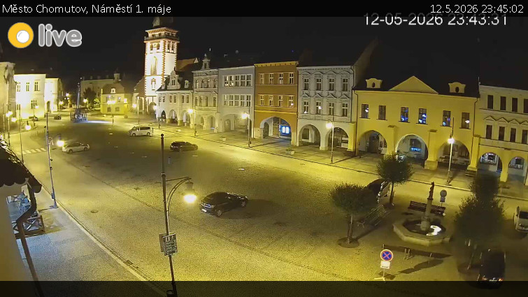 Město Chomutov - Náměstí 1. máje - 12.5.2026 v 23:45