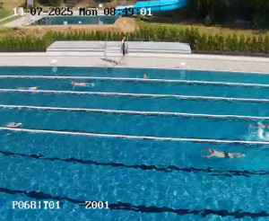 Koupaliště Petynka - Hlavní bazén - 14.7.2025 v 08:45