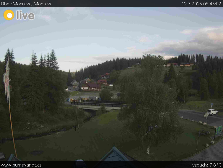 Obec Modrava - Modrava - 12.7.2025 v 06:45 Obec Modrava - Modrava - 12.7.2025 v 06:45