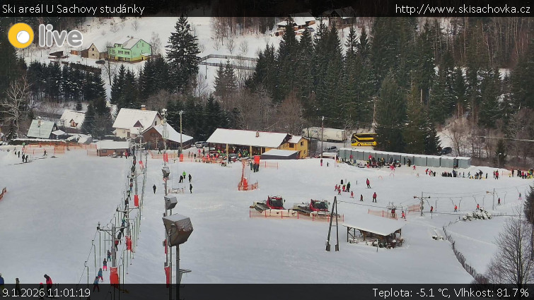 Ski areál U Sachovy studánky - Sachova studánka - 9.1.2026 v 11:01