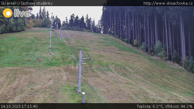 Ski areál U Sachovy studánky - Sachova studánka - 14.10.2025 v 17:15 Ski areál U Sachovy studánky - Sachova studánka - 14.10.2025 v 17:15