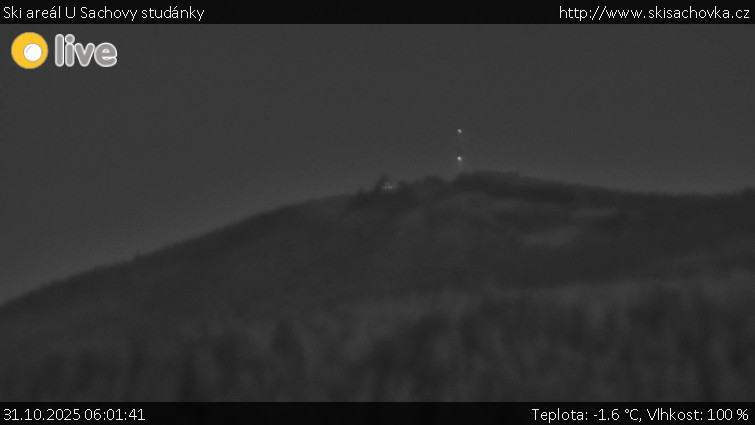 Ski areál U Sachovy studánky - Sachova studánka - 31.10.2025 v 06:01 Ski areál U Sachovy studánky - Sachova studánka - 31.10.2025 v 06:01