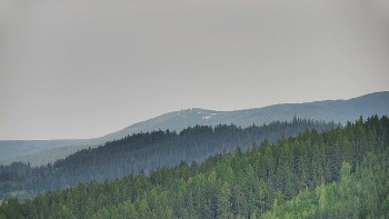 Ski resort at Sach's spring