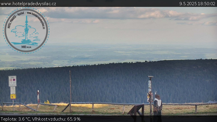 Praděd - Vysílač - Praděd - Vysílač - 9.5.2025 v 18:50 Praděd - Vysílač - Praděd - Vysílač - 9.5.2025 v 18:50