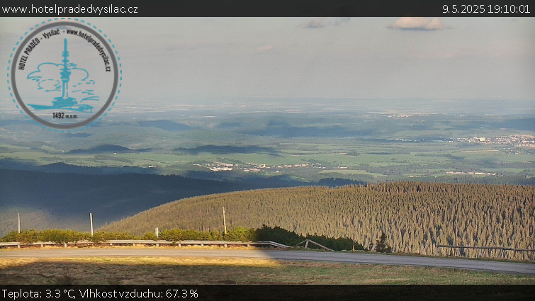 Praděd - Vysílač - Praděd - Vysílač - 9.5.2025 v 19:10 Praděd - Vysílač - Praděd - Vysílač - 9.5.2025 v 19:10