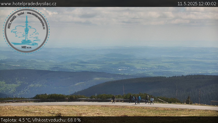 Praděd - Vysílač - Praděd - Vysílač - 11.5.2025 v 12:00 Praděd - Vysílač - Praděd - Vysílač - 11.5.2025 v 12:00