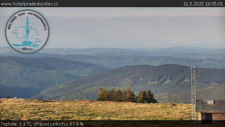 Praděd - Vysílač - Praděd - Vysílač - 11.5.2025 v 19:05 Praděd - Vysílač - Praděd - Vysílač - 11.5.2025 v 19:05
