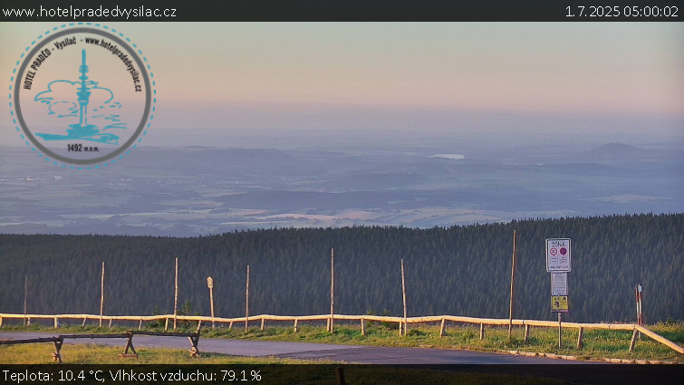 Praděd - Vysílač - Praděd - Vysílač - 1.7.2025 v 05:00 Praděd - Vysílač - Praděd - Vysílač - 1.7.2025 v 05:00