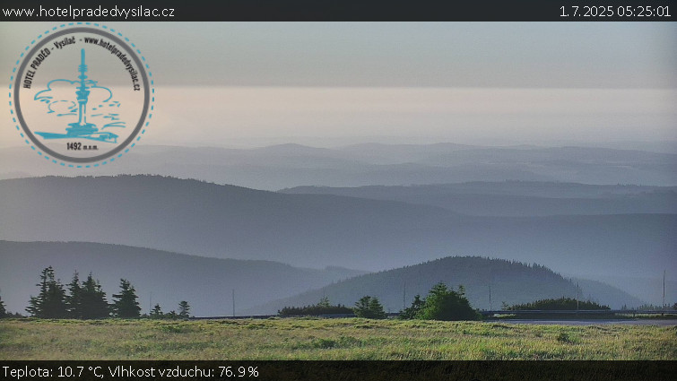 Praděd - Vysílač - Praděd - Vysílač - 1.7.2025 v 05:25 Praděd - Vysílač - Praděd - Vysílač - 1.7.2025 v 05:25