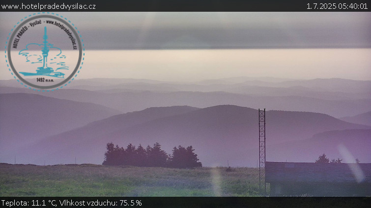 Praděd - Vysílač - Praděd - Vysílač - 1.7.2025 v 05:40 Praděd - Vysílač - Praděd - Vysílač - 1.7.2025 v 05:40