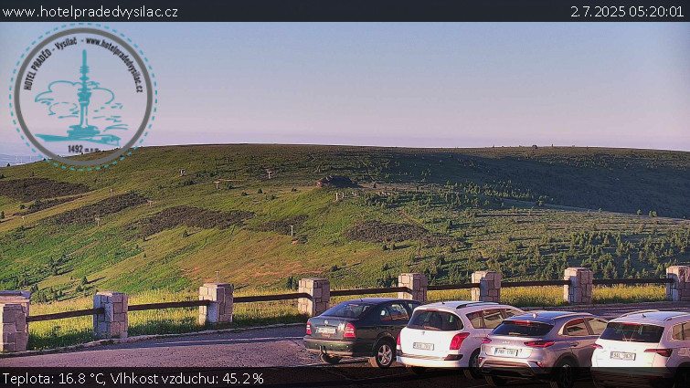 Praděd - Vysílač - Praděd - Vysílač - 2.7.2025 v 05:20 Praděd - Vysílač - Praděd - Vysílač - 2.7.2025 v 05:20