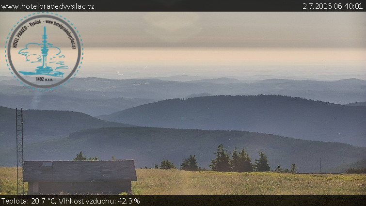 Praděd - Vysílač - Praděd - Vysílač - 2.7.2025 v 06:40 Praděd - Vysílač - Praděd - Vysílač - 2.7.2025 v 06:40