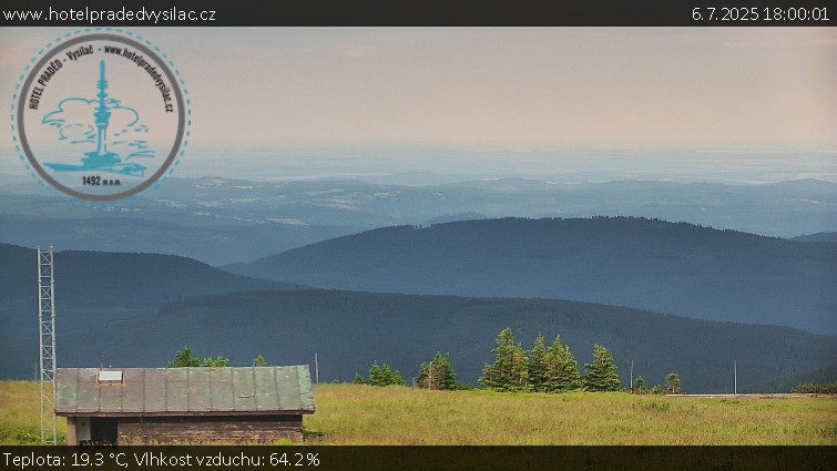 Praděd - Vysílač - Praděd - Vysílač - 6.7.2025 v 18:00 Praděd - Vysílač - Praděd - Vysílač - 6.7.2025 v 18:00