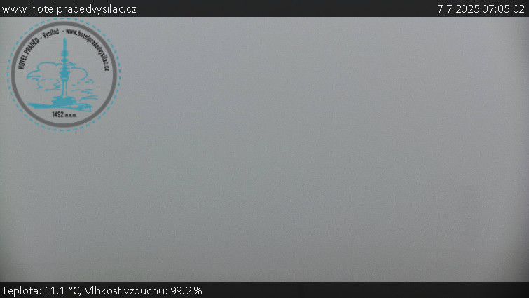 Praděd - Vysílač - Praděd - Vysílač - 7.7.2025 v 07:05 Praděd - Vysílač - Praděd - Vysílač - 7.7.2025 v 07:05
