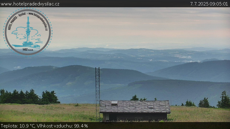 Praděd - Vysílač - Praděd - Vysílač - 7.7.2025 v 09:05 Praděd - Vysílač - Praděd - Vysílač - 7.7.2025 v 09:05