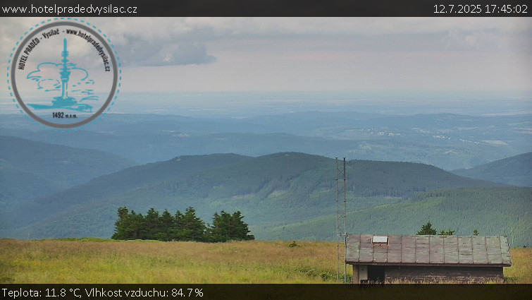 Praděd - Vysílač - Praděd - Vysílač - 12.7.2025 v 17:45 Praděd - Vysílač - Praděd - Vysílač - 12.7.2025 v 17:45
