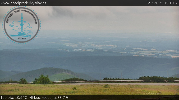 Praděd - Vysílač - Praděd - Vysílač - 12.7.2025 v 18:30 Praděd - Vysílač - Praděd - Vysílač - 12.7.2025 v 18:30