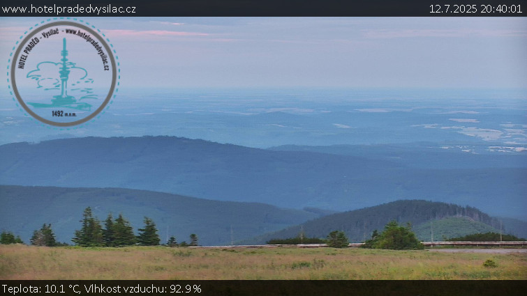 Praděd - Vysílač - Praděd - Vysílač - 12.7.2025 v 20:40 Praděd - Vysílač - Praděd - Vysílač - 12.7.2025 v 20:40
