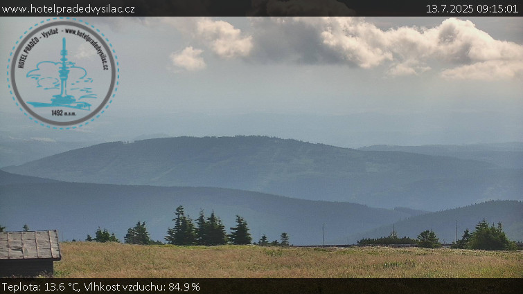 Praděd - Vysílač - Praděd - Vysílač - 13.7.2025 v 09:15 Praděd - Vysílač - Praděd - Vysílač - 13.7.2025 v 09:15
