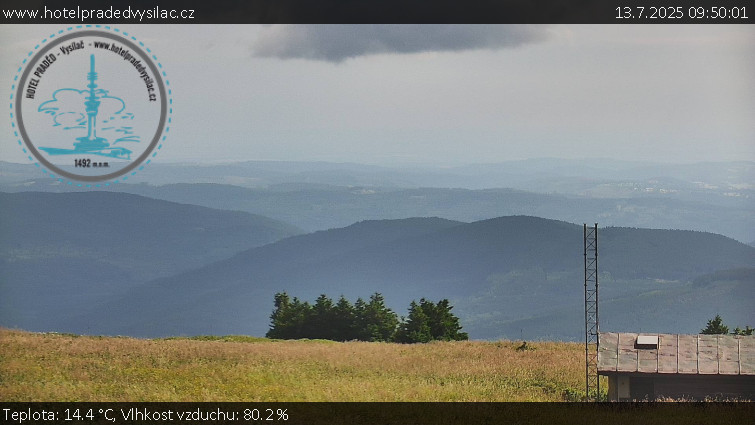 Praděd - Vysílač - Praděd - Vysílač - 13.7.2025 v 09:50 Praděd - Vysílač - Praděd - Vysílač - 13.7.2025 v 09:50