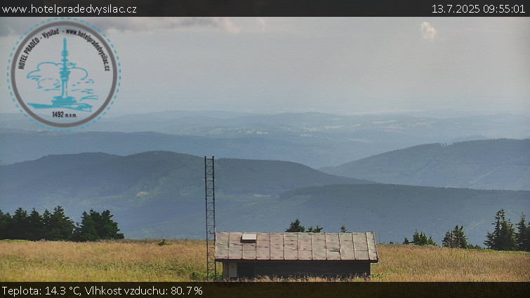 Praděd - Vysílač - Praděd - Vysílač - 13.7.2025 v 09:55 Praděd - Vysílač - Praděd - Vysílač - 13.7.2025 v 09:55