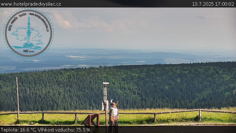 Praděd - Vysílač - Praděd - Vysílač - 13.7.2025 v 17:00 Praděd - Vysílač - Praděd - Vysílač - 13.7.2025 v 17:00