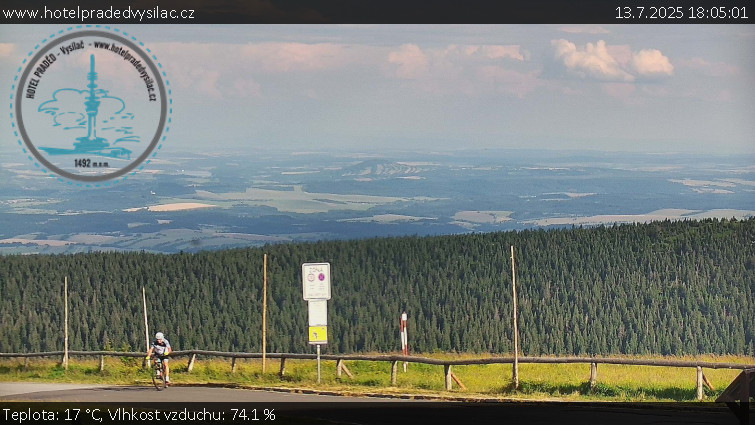 Praděd - Vysílač - Praděd - Vysílač - 13.7.2025 v 18:05 Praděd - Vysílač - Praděd - Vysílač - 13.7.2025 v 18:05