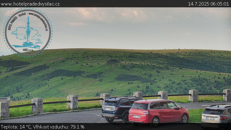 Praděd - Vysílač - Praděd - Vysílač - 14.7.2025 v 06:05 Praděd - Vysílač - Praděd - Vysílač - 14.7.2025 v 06:05