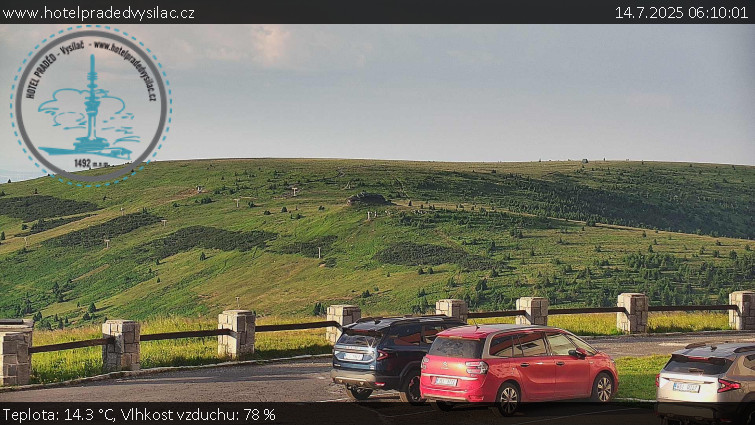 Praděd - Vysílač - Praděd - Vysílač - 14.7.2025 v 06:10 Praděd - Vysílač - Praděd - Vysílač - 14.7.2025 v 06:10
