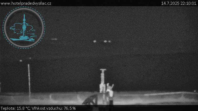 Praděd - Vysílač - Praděd - Vysílač - 14.7.2025 v 22:10 Praděd - Vysílač - Praděd - Vysílač - 14.7.2025 v 22:10